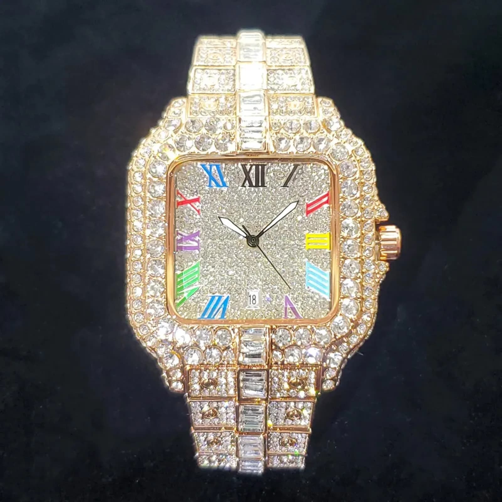 Sorella Square Quartz Watch, 40 mm, Stainless Steel